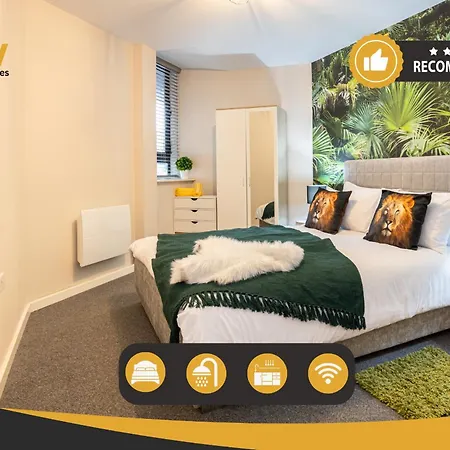 Delightful One-Bedroom Apartment In Salford - Ideal For Short Breaks By Av Hughes Properties Manchester Exterior photo
